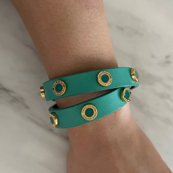 Tory Burch Leather Wrap Bracelet - Picture 2 of 2
